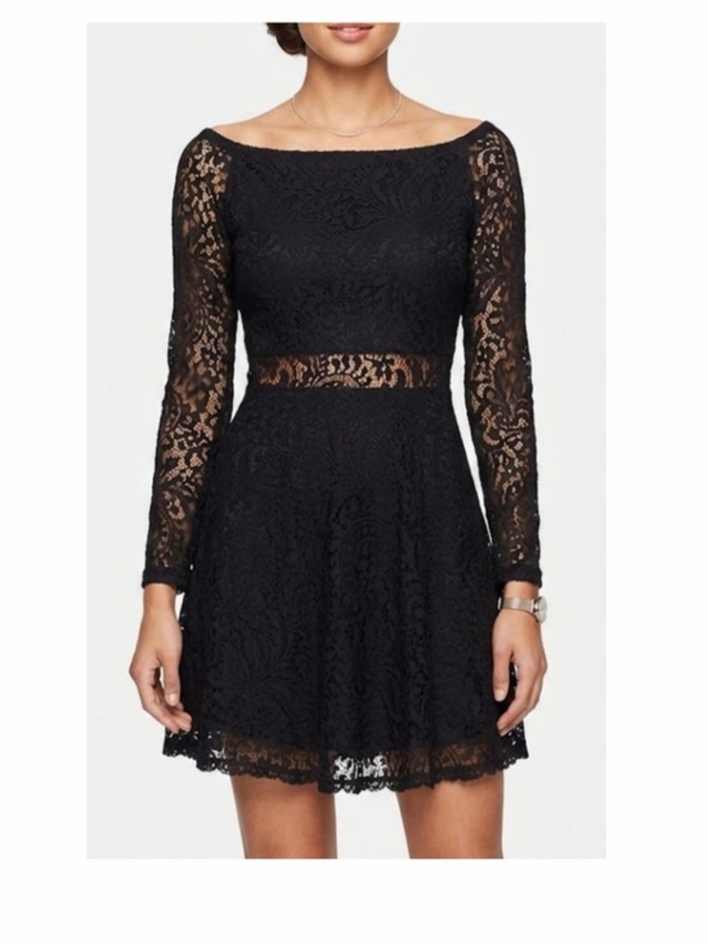 New Love , Fire Lace Dress 28” Length Dance party  Size XS